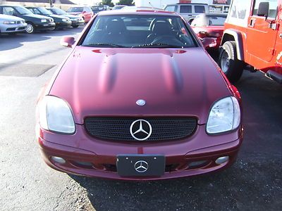 2001 mercedes-benz slk-class 2dr roadster rare v6   5- speed