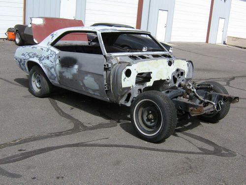 1969 69 camaro body rolling shell rust free california
