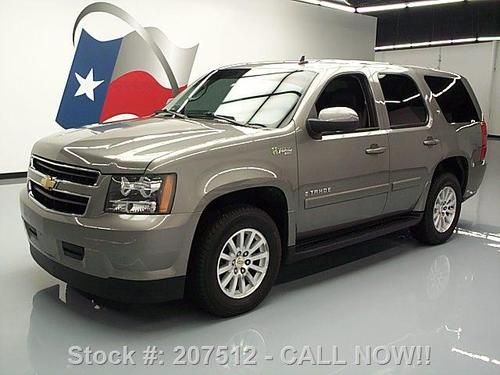 2008 chevy tahoe hybrid 8-pass nav dvd rear cam 77k mi texas direct auto