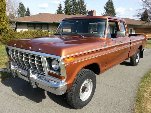 1978 ford ranger f-250 supercab 4x4 camper special 1 owner 3\4 ton 4x4