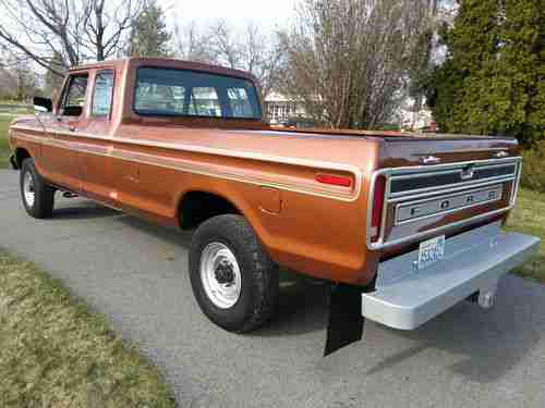 1978 Ford Ranger F-250 Supercab 4X4 Camper Special 1 owner 3\4 Ton 4x4, image 3