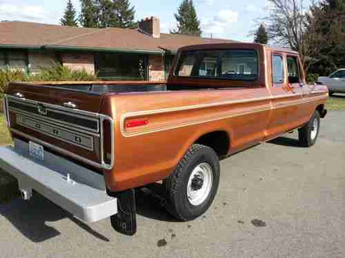 1978 Ford Ranger F-250 Supercab 4X4 Camper Special 1 owner 3\4 Ton 4x4, image 7