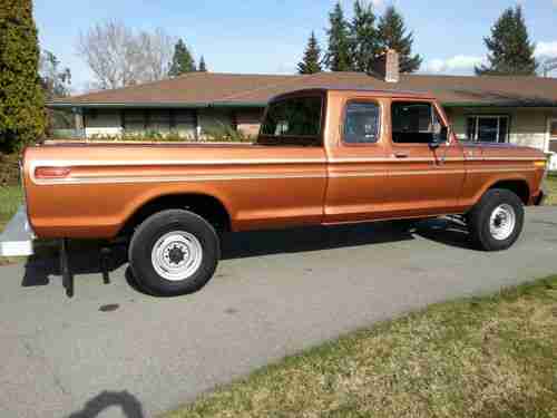 1978 Ford Ranger F-250 Supercab 4X4 Camper Special 1 owner 3\4 Ton 4x4, image 10