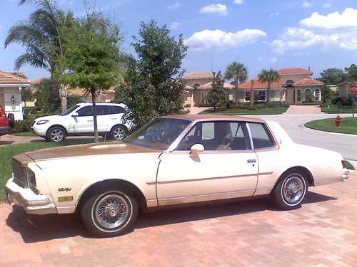 1980 chevrolet monte carlo v-6 turbo:  all orginal; all receipts