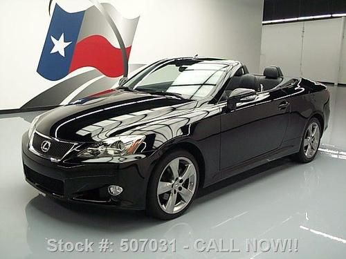 2010 lexus is250c hard top convertible nav rear cam 26k texas direct auto