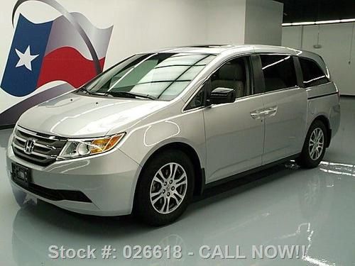 2012 honda odyssey ex-l sunroof rear cam dual dvd 20k texas direct auto