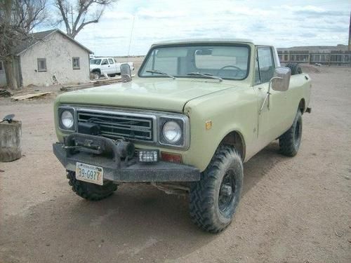 Ih international scout terra pick up truck 4x4 classic winch off road rock crawl