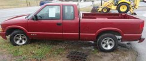 1999 chevrolet s10 ls extended cab pickup 2-door 2.2l