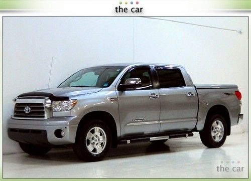 07 tundra crewmax limited 4x4 5.7l trd off-road moonroof heated leather pristine