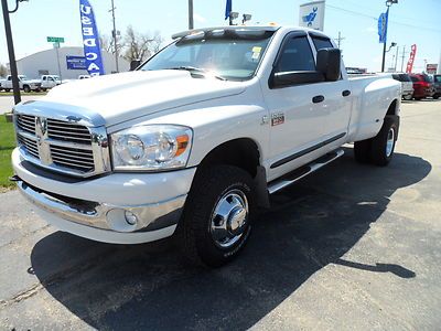 Very clean 2007 dodge ram 3500 4x4 quad cab cummins turbo diesel on 53k