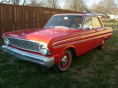 1964 ford falcon futura 4dr 6cyl  antique auto with parts car no reserve!