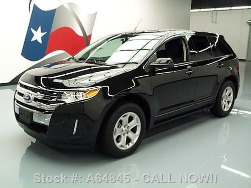 2013 ford edge sel ecoboost turbo black on black 13k mi texas direct auto