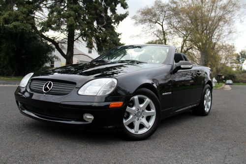 98-04 2001 mercedes-benz slk230 kompressor hardtop convertible low miles cheap!