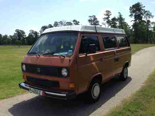 1984 Volkswagen Vanagon Campmobile Van Camper 3-Door 1.9L, US $9,999.00, image 2