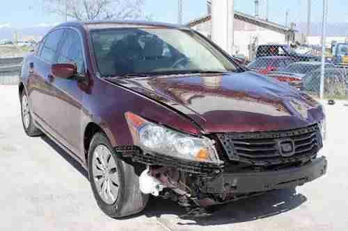 2008 Honda Accord Sedan Damaged Clean Title RUNS! Only 58K Miles Economical L@@K, US $7,900.00, image 2