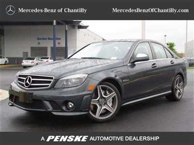 09 mercedes-benz c63*7k miles*cpo*p2*multimedia*full leather*carbon fiber