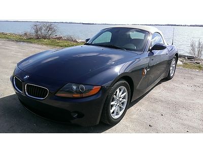 04 bmw convertible roadster no reserve 27k miles clean rebuilt salvage title!