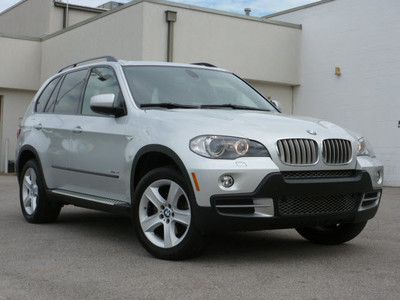 2009 bmw x5 3.0i pano roof silver with black leather one owner loaded
