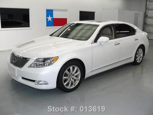 2007 lexus ls460 l lux leather sunroof nav rear cam 41k texas direct auto