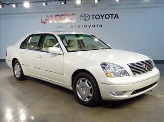 2002 lexus ls 430 pearl white local trade low miles heated seats sunroof