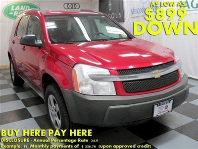 2005(05)equinox lt awd we finance bad credit! buy here pay here low down $899