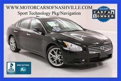 7-days *no reserve* '10 maxima 3.5 sv sport technology pkg gps bose back-up dvd