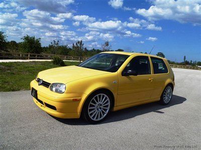 Florida 2003 gti 20th ann edition 6- speed manual recaro clean carfax  s/r 18"