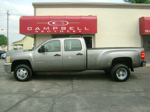 2008 chevrolet silverado 3500 w/t crew cab dually 6.0l clean carfax low reserve