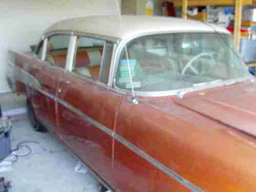 Cream and Tan 57 Chevy for parts or Restoration. NON-RUNNING, US $4,500.00, image 3