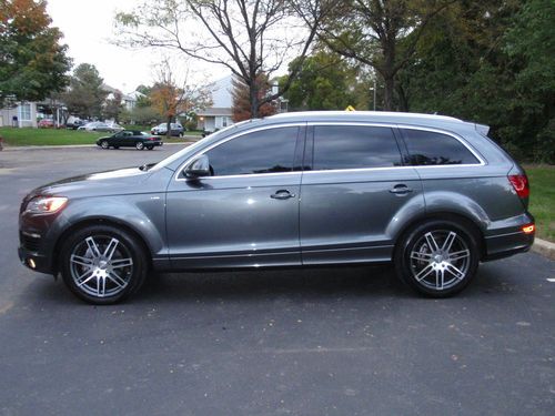 2007 audi q7 daytona gray s-line loaded air suspension audi warranty