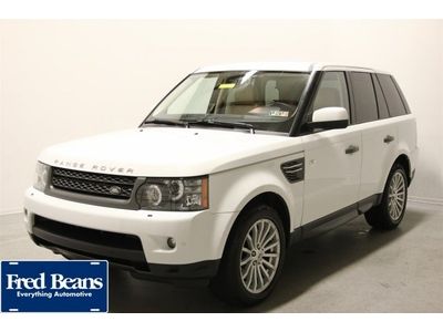 11 range rover sport hse 5.0l v8 4x4 air suspension navigation push button start