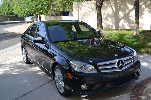 2008 mercedes benz c 300 black on black