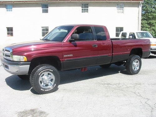 01 dodge ram 2500 slt plus 4wd quad cummins ho diesel 6 speed w/ leather