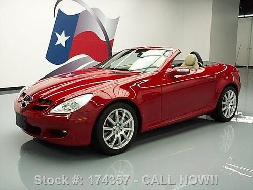 2008 mercedes-benz slk350 hard top roadster auto 43k mi texas direct auto