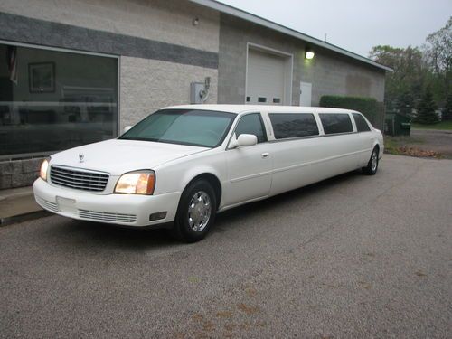 2004 cadillac deville super stretch limousine rebuild-able repairable salvage