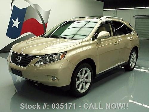 2010 lexus rx350 sunroof rear cam climate seats 46k mi texas direct auto