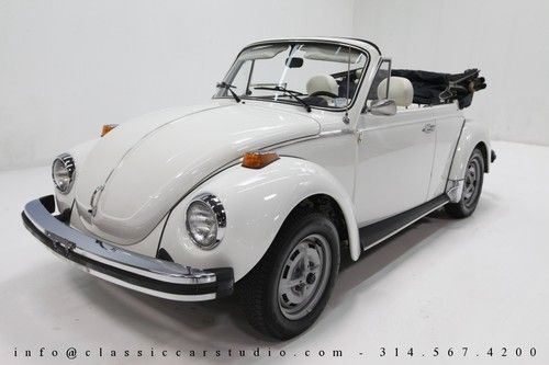 1979 volkswagen super beetle convertible - unmolested w/ just 37k miles!