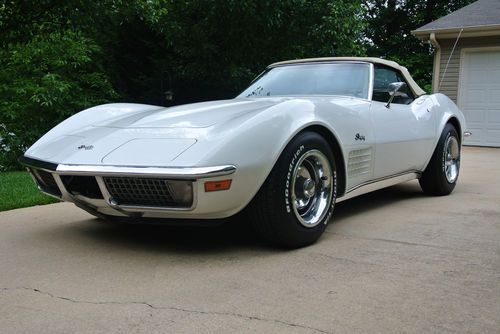"1970 corvette convertible original"