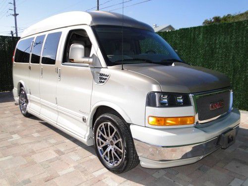 2011 gmc conversion high top custom van loaded full warranty explorer lmt se