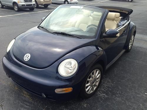 2004 vw volkswagen beetle new gls 2d convertible auto tipronic - low miles!!!