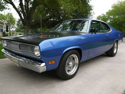 1971 plymouth duster 340  4 speed h code  mopar a body