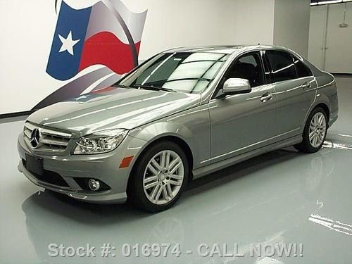 2008 mercedes-benz c300 sport p1 sunroof htd seats 37k texas direct auto