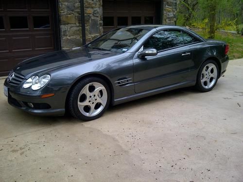 2005 mercedes-benz sl600 designo graphite convertible 2-door 5.5l