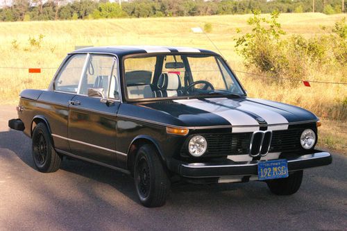 1975 bmw 2002 original blue plate california car