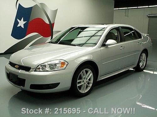 2012 chevy impala ltz htd leather sunroof spoiler 34k! texas direct auto