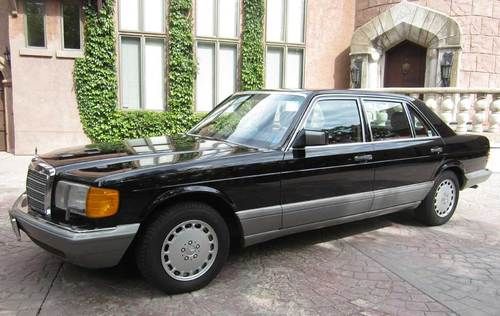 1986 mercedes benz w126 chassis 420sel original one owner survivor car