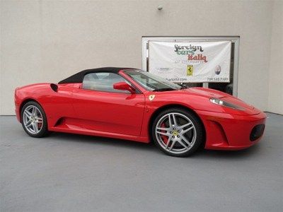 Spider 430, 6 speed with f1 shifter - rosso corsa with beige interior