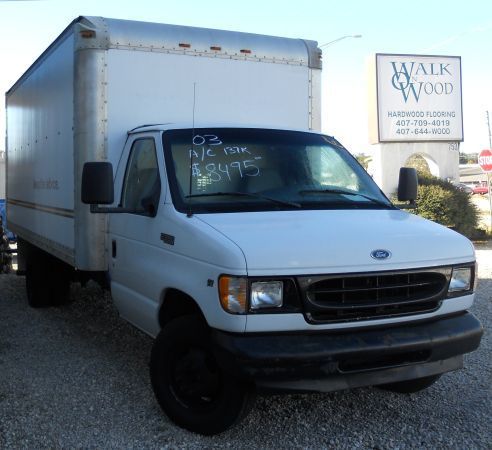 2003 Box Truck Ford E350 Super Duty Box Van 137367k miles- Cold AC 16ft **LOOK**, image 2