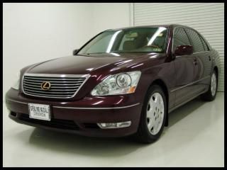 2004 lexus ls 430 v8 leather sunroof navigation backup cam cd changer very clean