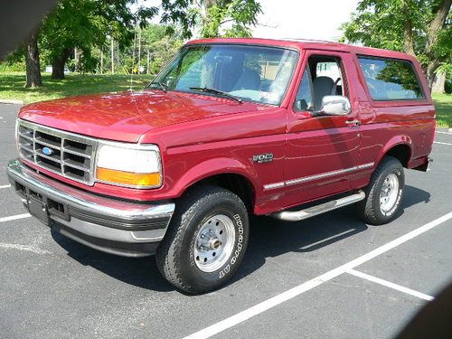 *** 1996 Ford Bronco XLT Sport Sport Utility 2-Door 5.8L 4WD Must See ***, image 14